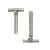 A2-80 A2-70 SS316 personnalisé M6 pince en acier inoxydable T fente tête colonnaire demi-boulon fileté