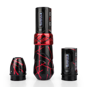 Máquina de tatuaje rotativa inalámbrica, 2 baterías, RCA, profundidad de aguja ajustable, bolígrafo de tatuaje multifunción con cartucho - Product Image 5