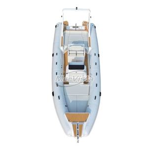 Bateau en fibre de verre White Adventure Quest 860 cm certifié CE Hypalon Deep V Vente chaude - Product Image 1