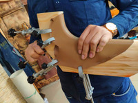 Outil de façonnage à clipser pour la fixation extensible des empeignes de chaussures en cuir pour artisans et cordonniers