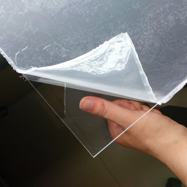 4x8ft Clear Acrylic Sheet Transparent Plexiglass for LED Signage Light Box Letters Advertising Display High Light Transmission