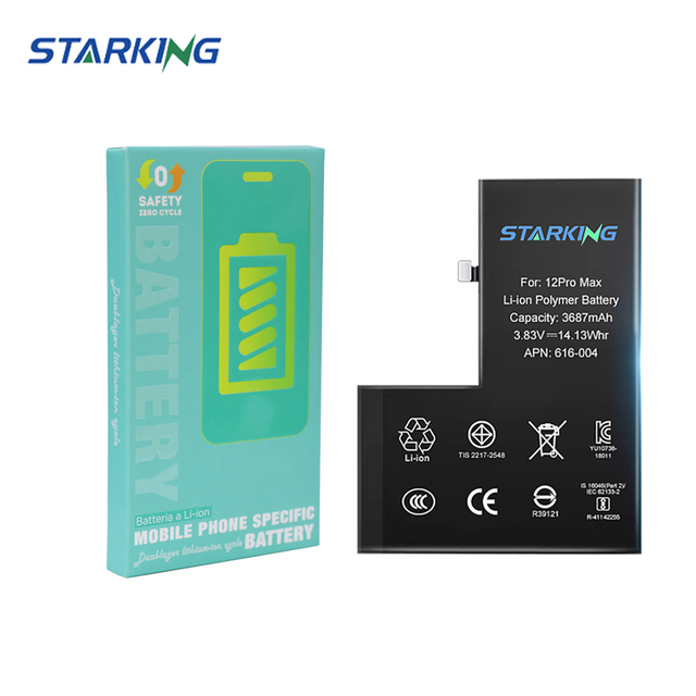 OEM Replacement Original Genuine for 11 12 12Pro Max 13 14 PRO Li-ion Polymer Battery CE FCC PSE RoHS MSDS Certified Stock