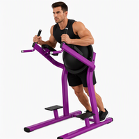 Machine à Squat Professionnelle à Charge de Plaques en Acier pour Entraînement des Cuisses, Équipement de Musculation Commercial pour Salle de Sport, Fourniture Directe d'Usine en Gros