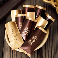 Sacs à bonbons personnalisés imprimés UV, épais, à trois soudures latérales, taille 4*9, pour l'emballage de gaufrettes au chocolat