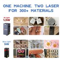 Graveur laser ORTUR R1 1,3W IR/5W, vitesse de 5 000 mm/min, mini-graveur laser portable pour métal, bijoux, bois