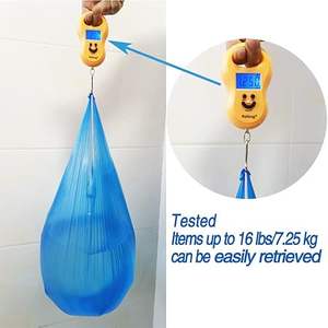 Huamaohengchun200 Bolsas de Basura de 4 Galones, Bolsas de Basura Pequeñas y Coloridas con Asa para el Hogar, Oficina, Baño - Product Image 2