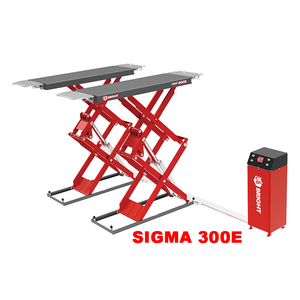 Tijeras Ultrafinas BRIGHT SIGMA 300E con Certificación CE, Capacidad de Elevación de 3000 kg, Altura de Elevación de 1930 mm, Desbloqueo Neumático, Nivelación con un Solo Botón - Product Image 2