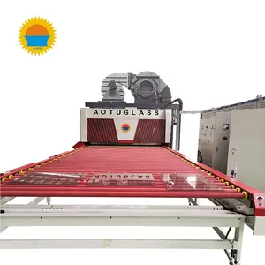 Forced convection heating flat low E glass electric tempering furnace for sale