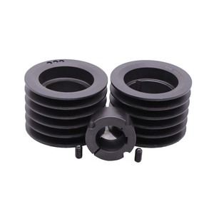 Polea cónica BIBO para correa trapezoidal SPB, eléctrica para motor de CC SPB160-03, OEM, hierro fundido, equilibrio estático - Product Image 2
