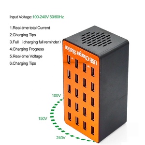 אוניברסלי 20 יציאות 100W <span class=keywords><strong>USB</strong></span> רכזת מהיר תשלום 3.0 תחנת רב מכשיר מטען כוח מתאם <span class=keywords><strong>usb</strong></span> טעינת נמל מטען - Product Image 4