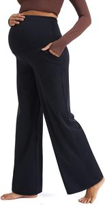 <span class=keywords><strong>Pantalon</strong></span> de maternité ample pour femme MathCat, coupe <span class=keywords><strong>large</strong></span>, extensible et doux, idéal pour le yoga, le travail et la détente pendant la <span class=keywords><strong>grossesse</strong></span> - Product Image 3