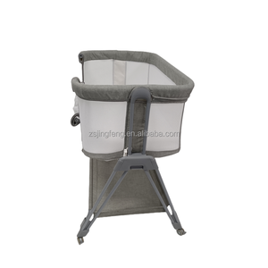 Lit cododo portable pour bébé avec rangement, berceau multifonctionnel et réglable, mobilier de chambre à coucher - Product Image 4