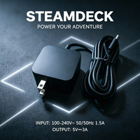 Adaptateur d'alimentation 45W PD 3.0 Type-C/USB-C avec protection ignifuge pour console portable Steamdeck