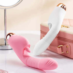 Hot Active <span class=keywords><strong>Sex</strong></span> Toys Box für weibliche Mastur bator Elektro <span class=keywords><strong>massage</strong></span> Teleskop Zunge lecken Vibrator Adult Penis Chinesische Produkte - Product Image 6