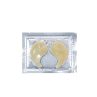 Masque pour les yeux en poudre d'or 24K au collagène cristallin, patchs anti-rides sous les yeux, coussinets de gel pour le contour des yeux, prix usine 2026, marque privée