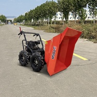 TOSH Benzin Selbst laden der Garten Farm Wheel 4x4 Track 300kg 500kg Tracked Crawler Mini Dumper Truck
