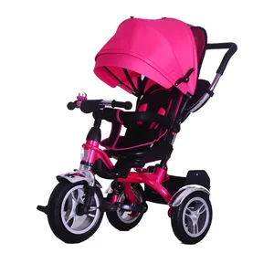wholesale fashion hot selling foldable kids child bike children stroller bike trike 2 year twin baby tricycle