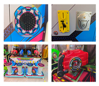 Machine de jeu d'arcade de tir de dinosaures mecha pour 4 personnes, avec système de rédemption de tickets et fonctionnement à monnayeur, garantie 1 an, version anglaise