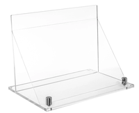 Support de livre en acrylique support de livre de cuisine pliable, support de livre léger pour magazines, ordinateur portable, recette, manuel scolaire