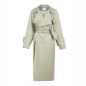 <span class=keywords><strong>Trench</strong></span> donna autunno e inverno <span class=keywords><strong>trench</strong></span> donna doppio cotone solid turn down - Product Image 2