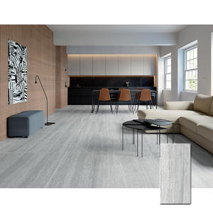 Pavés en <span class=keywords><strong>grès</strong></span> céramique émaillé en <span class=keywords><strong>travertin</strong></span> pour usage extérieur et intérieur Carrelage mat Panneaux de maison pour mur sol cuisine Carrelages de salle de bain - Product Image 1