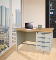 Table d'ordinateur de bureau moderne avec tiroirs, mobilier de maison