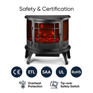 <span class=keywords><strong>Chimenea</strong></span> <span class=keywords><strong>Eléctrica</strong></span> Independiente, Estilo Europeo con Llama Realista en 3D, <span class=keywords><strong>Chimenea</strong></span> de Calefacción Interior, Venta Directa de Fábrica - Product Image 4