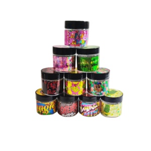 Lọ Nhựa Trong Suốt 3.5G 4Oz Có Nắp Đậy Kín Khí Cao Cấp Và Nhãn Dán Chống Nước Pvc Tùy Chỉnh Cho Hoa Thảo Mộc Khô - Product Image 3