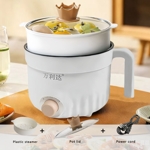 Poêle électrique individuelle multifonctionnelle avec revêtement antiadhésif, capacité 1,8 L, pour usage domestique et hôtelier - Product Image 2