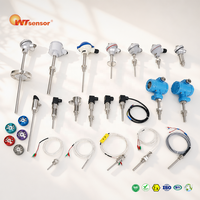 Transduser Suhu Berpelindung Nanjing Wotian 4-20mA 0.5%FS -50~250C IP65 SS304 Khusus untuk Boiler Minyak Gas Air Kimia