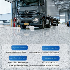 <span class=keywords><strong>Peinture</strong></span> pour <span class=keywords><strong>sol</strong></span> de <span class=keywords><strong>garage</strong></span> et allée auto-nivelante à effet marbre brillant SL-DLS en époxy avec sable coloré - Product Image 4