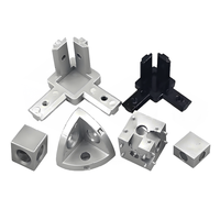 Three Way Four Way Aluminum Profile Connection Fastener 2020 3030 4040 Square Shape HZX