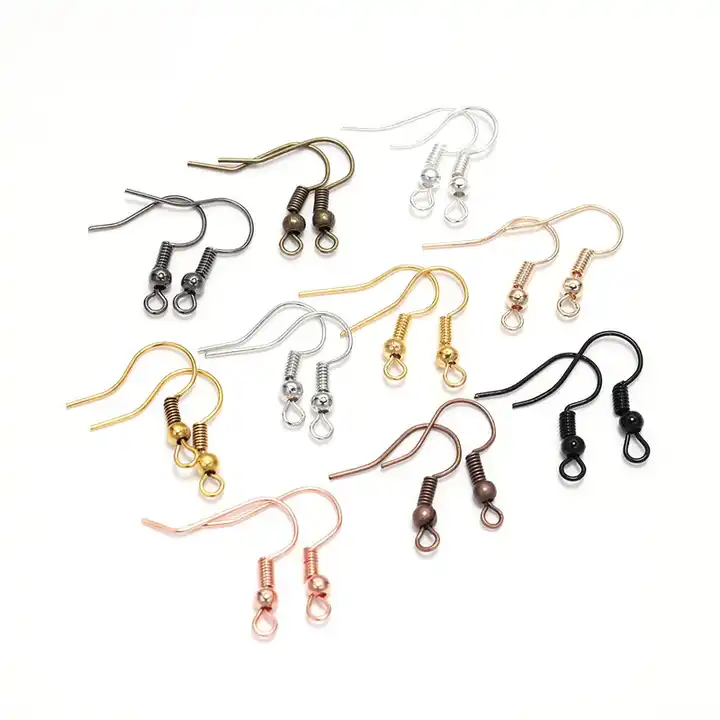 100pcs 20*17mm Gold Antique Bronze Ear Hooks Clasps Findings Earring Wires  For Jewelry Making Wholesale - Buy 100pcs 20*17mm Gold Antique Bronze Ear  Hooks Clasps Findings Earring Wires For Jewelry Making Wholesale