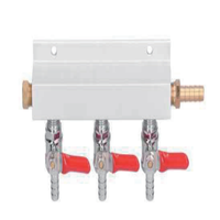 Kit complet de raccords pour distributeur de bière, collecteur de gaz, colliers de serrage en acier inoxydable, coudes droits, raccords cannelés pour tuyaux, écrous de couplage