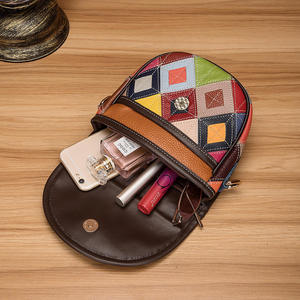 Women Shoulder Sling <b>Bag</b> Genuine Cow <b>Leather</b> Colorful Vintage Fashion <b>Small</b> Saddle Crossbody <b>Bags</b> for Female - Product Image 4