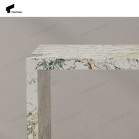 Console et table basse en pierre massif Tostone, écologiques, couleur personnalisable, élégantes, durables, meubles de salon