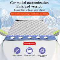 Accessoire extérieur Protection contre la grêle pare-brise de voiture réfléchissant couverture de neige pare-soleil de voiture rétractable étanche couverture de voiture universelle