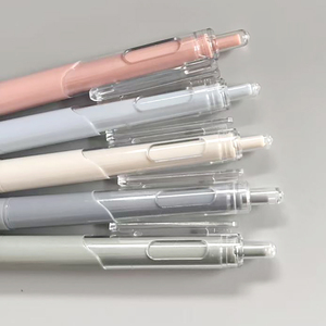 ปากกาเจลพลาสติกพร้อมหัวเซนต์สำหรับหัวแปรงสอบอุปกรณ์เครื่องเขียนสำหรับนักเรียนโลโก้แบบกำหนดเอง - Product Image 6