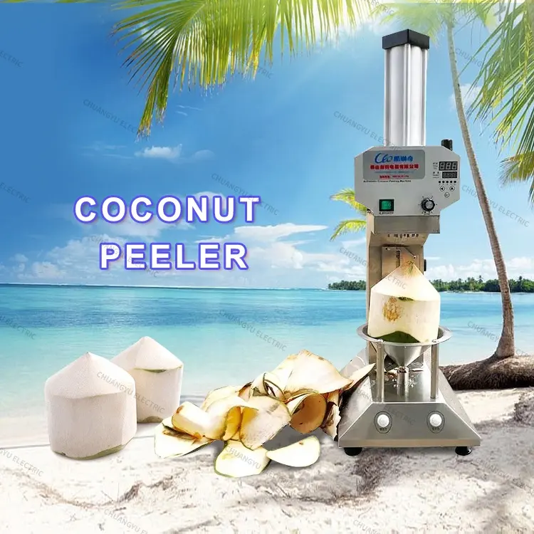 Professional Simple Operation Green Tender Coconut Clever Peeling Machine Factory Price