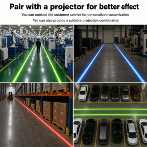 Lumière laser linéaire réglable pour l'alignement des camions et le guidage de positionnement des conteneurs dans les baies de chargement de quais - Product Image 5