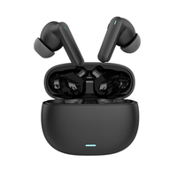 Auriculares inalámbricos con cancelación de ruido ANC con tiempo total de música de 24 horas, 4 micrófonos ENC AI, llamadas claras, auriculares TWS de alta calidad de sonido