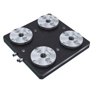 Sistema de sujeción de punto cero neumático de diseño original para fresado CNC de acero inoxidable HRC57 piezas de metal duraderas de dureza 1 año - Product Image 4