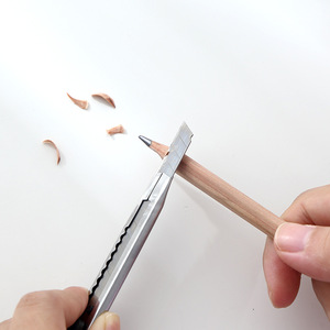 Portable utility knife, stainless steel <b>small</b> tool knife, wallpaper knife, <b>box</b> opener, metal office stationery, craft paper - Product Image 4