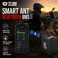 Batterie lithium haute puissance OEM 72V 25Ah pour moto tout-terrain électrique TUTTIO Soleil01, pack amélioré 20S5P avec BMS Bluetooth intelligent et boîtier métallique