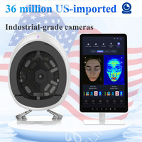 Software Actualizado Gratuito Q2 con 3 Cámaras, Analizador de Piel, Detector de Acné y Poros, Escáner Facial de 36 Millones de Píxeles HD, con Certificación CE
