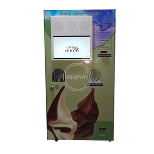 2024 24 horas de autoservicio de helados suaves Máquina expendedora automática de helados que funciona con monedas a la venta italiana - Product Image 6