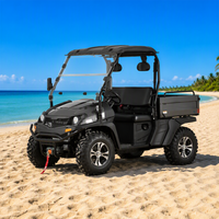 Voiturette de golf électrique tout-terrain 2+2 places, rehaussée, pour resort, chasse, ferme, véhicule utilitaire tout-terrain 4 roues pour l'aventure