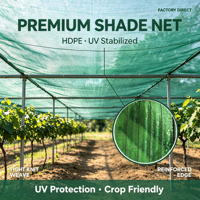 HDPE Warp gebreide UV-bestendige 100GSM 30%-90% schaduwdoek voor boomgaard wijngaard fruitteelt gewasbescherming landbouw schaduwdoek