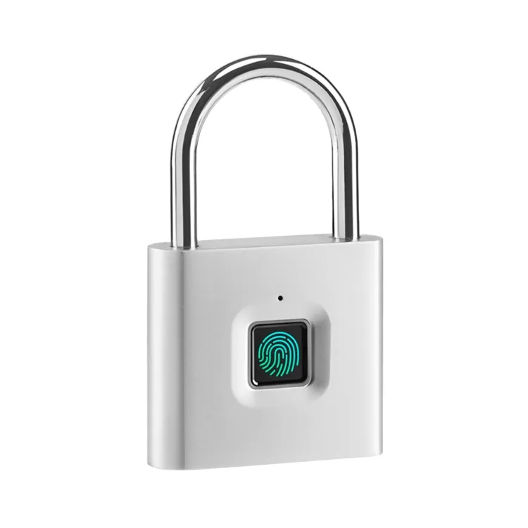 new digital outdoor waterproof Keyless biometric door locks safety automatic smart fingerprint padlock in locks