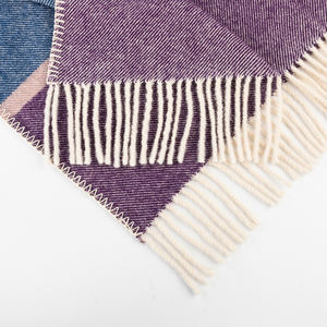 رؤية جديدة من صوف د. س * * * * رخيصة من مرينو بأغطية شراشيب لرمي البطانيات للمنزل - Product Image 4